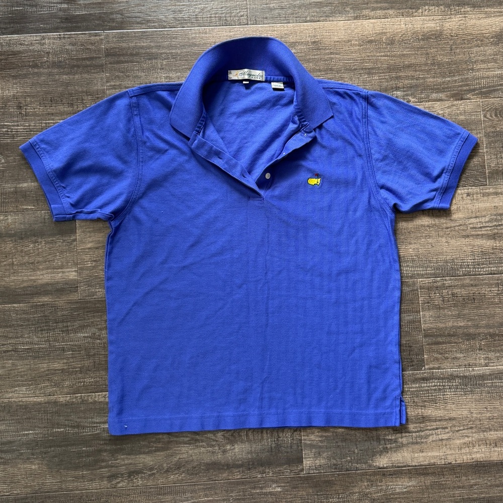 Vintage masters polo blue L